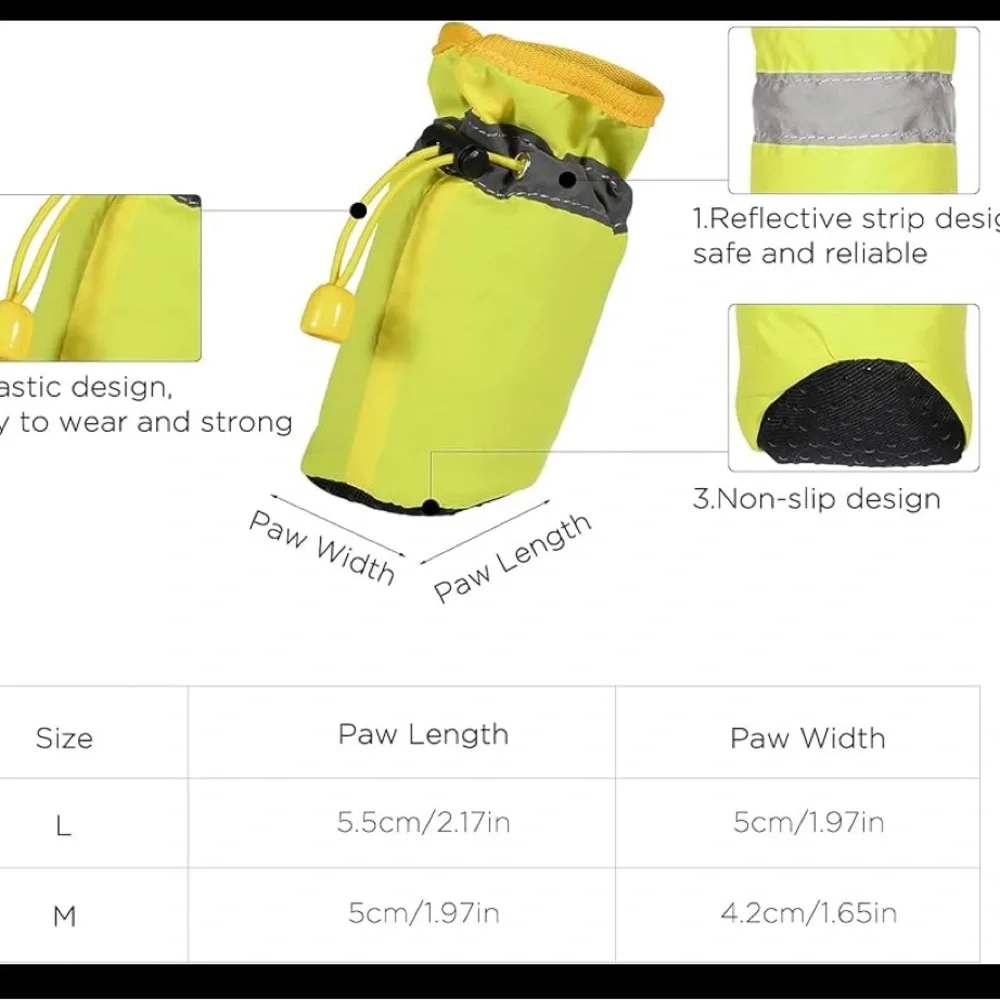 Bright Neon Pet Rainboots